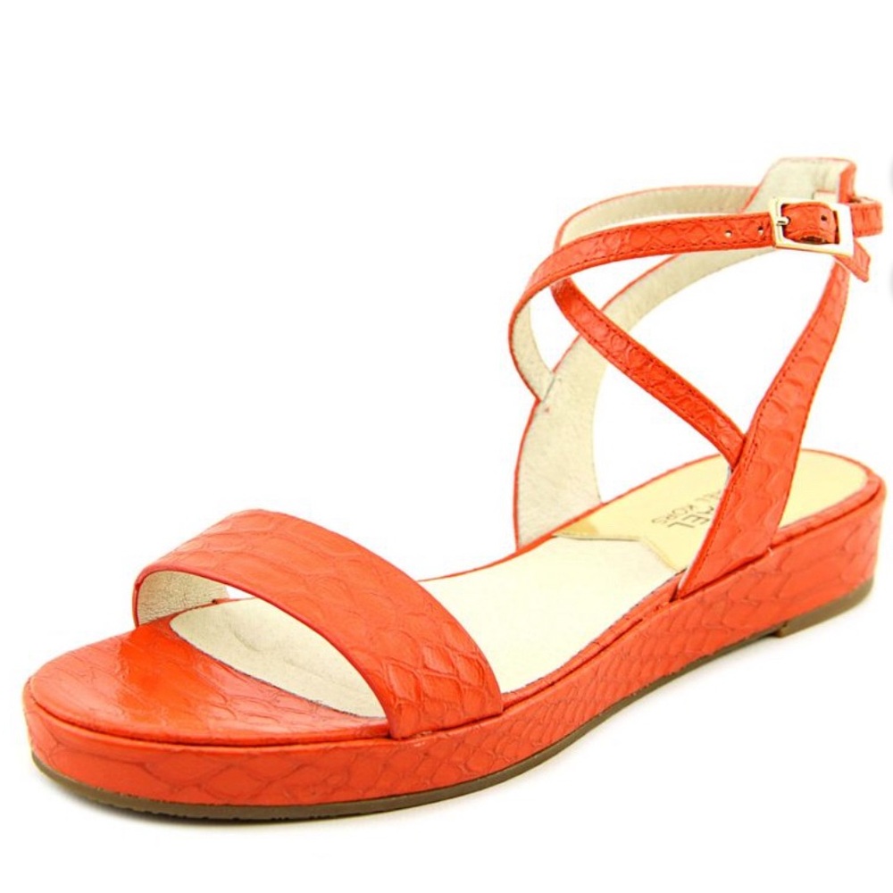 Michael Kors Red Strappy Sandals